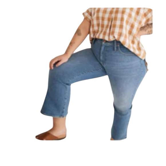 Madewell Plus Bootcut Cropped Jeans - Picture 1 of 1
